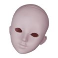 thumbnail image 3 of de cara de cabeza de muñeca articulada 1/ maquillaje para cabeza de muñeca personalizada, accesorios de entrenamiento d Baoblaze BJD Girl Doll Head, 3 of 7