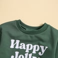 thumbnail image 4 of Toddler Girls Sweatshirts Boys Christmas Long Sleeve Letter Prints T Shirt Pullover Clothes for Girls Size 2-3T, 4 of 6