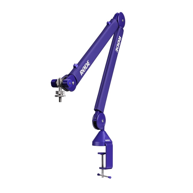Brazo Profesional de Estudio RØDE PSA1+ con Amortiguación de Resorte y Gestión de Cables (Morado)