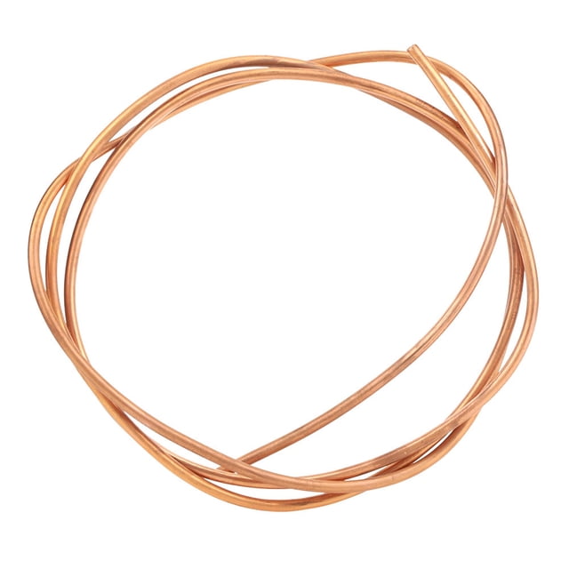 Tubo de cobre C1100 T2 2m C1100 T2 Tubo de cobre Tubo de bobina blanda para aire acondicionado Refrigerador OD 6 mm/ID 5 mm