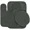Gray Charcoal, variant on Gorgeous Home Linen Silver BS#6 Bathroom Mat Rug Chenille Non-Skid Rubber Backing 3pc