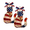 18# (2Pcs), variant on Patriotic Cat Suncatcher, 250 Years USA 1776-2026 Stained Glass Cat Ornament with American Flag Design, Red White Blue Bow, Perfect for 4th of July, Independence Day Home & Car Decor - (2Pcs)