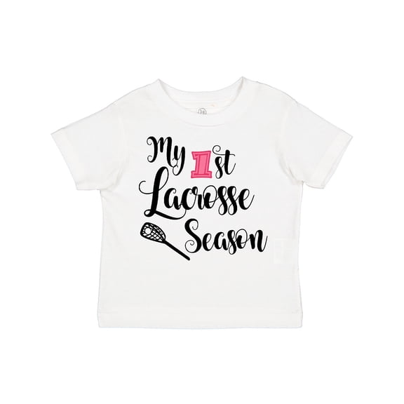 Inktastic My 1st Lacrosse Season Girls Toddler T-Shirt