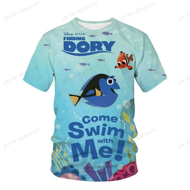 T shirt enfant Disney Le monde de Nemo Dory dessin anim graphique