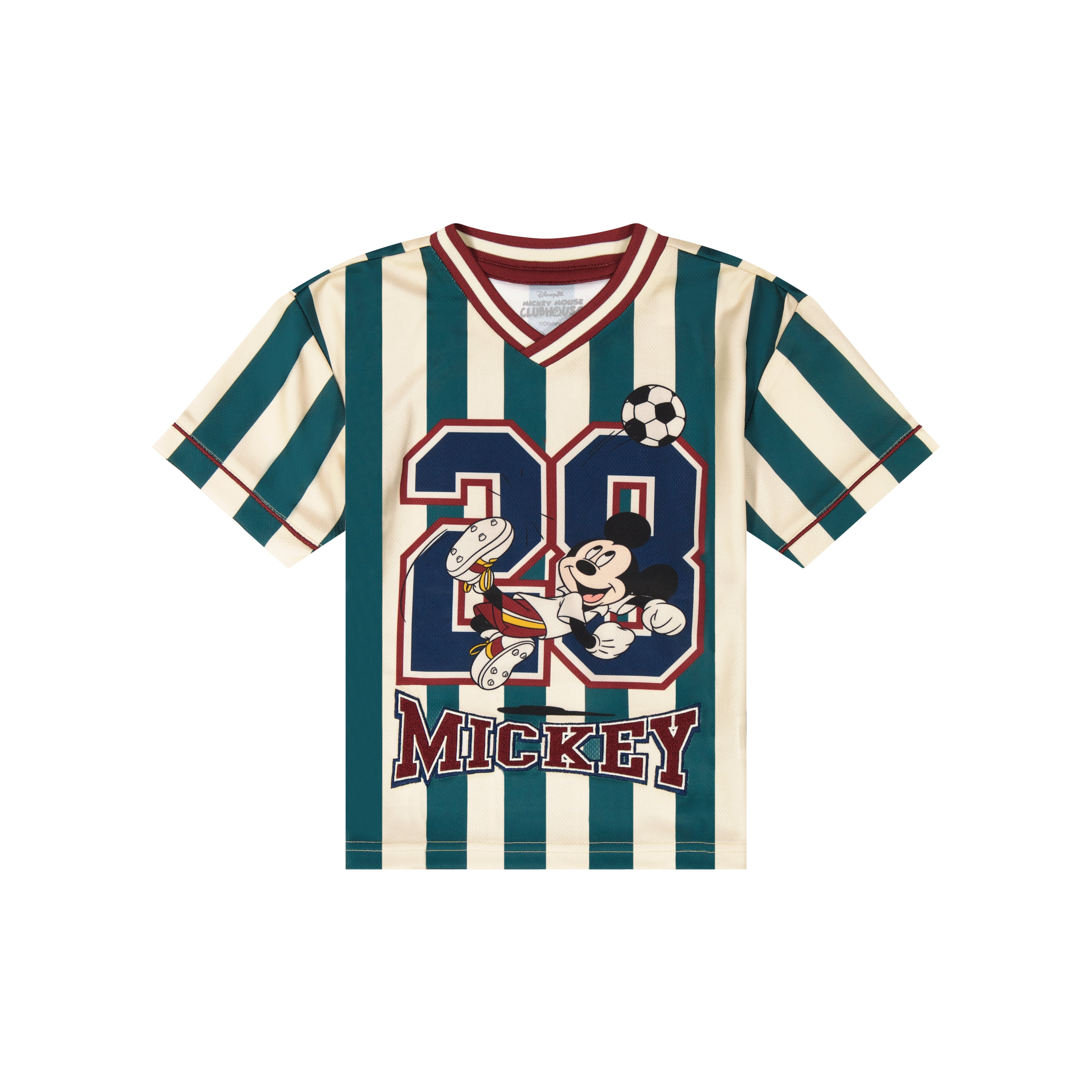 Mickey Mouse Toddler Boy Short Sleeve Jersey, Sizes 12 Months-5T