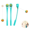thumbnail image 2 of Methold Juguete para lanzar pelotas de plástico con mango largo, juguete para lanzar pelotas para entretenimiento de perros con cuerda elástica y Suministros para perros Cielo azul Methold PT001574-01, 2 of 6