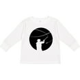 thumbnail image 3 of Inktastic Fly Fishing silhouette Boys or Girls Long Sleeve Toddler T-Shirt, 3 of 5