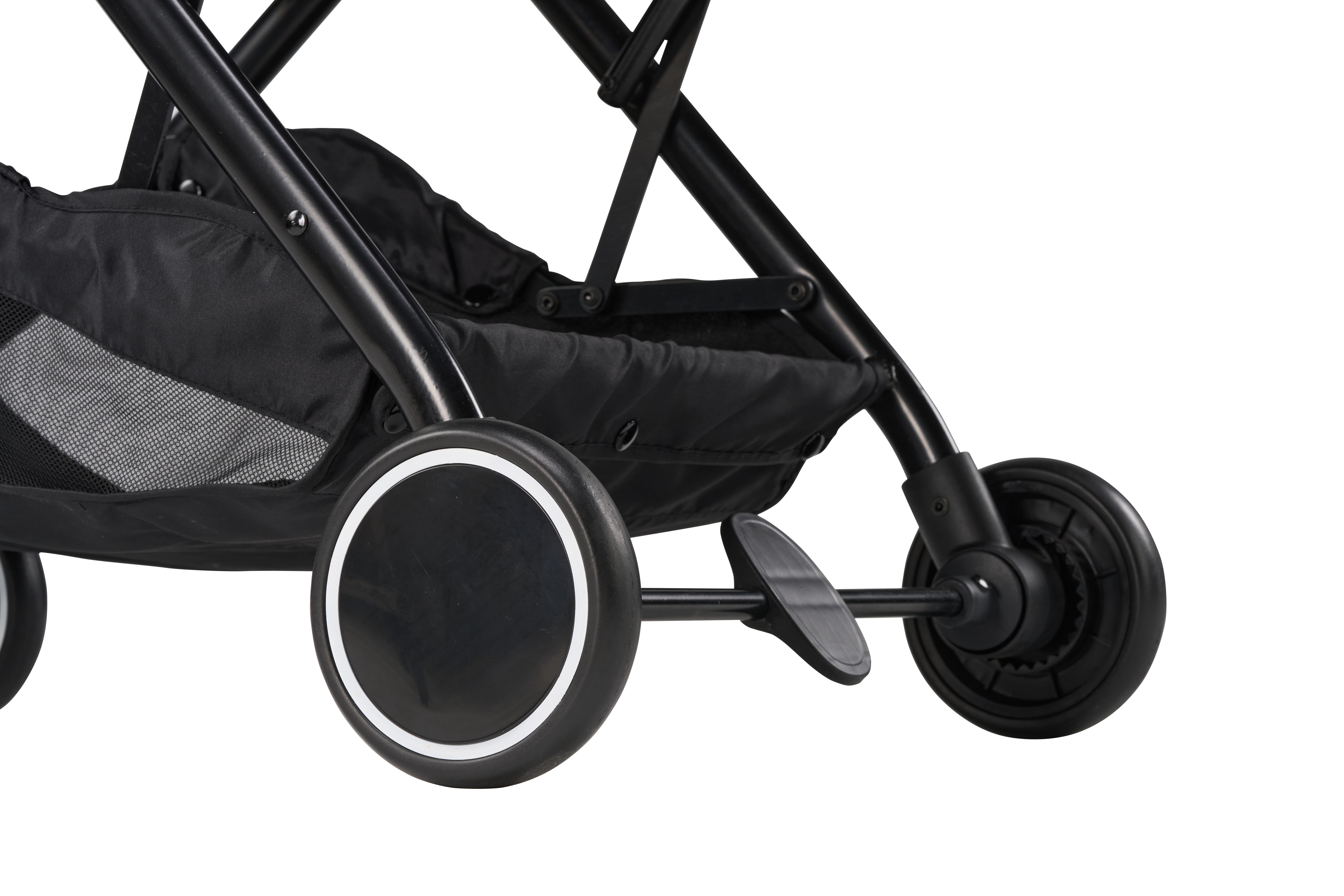 Parent's Choice Quick Fold Baby Stroller with Full-reclining Backrest