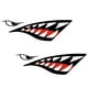 thumbnail image 5 of 2 Unids 15x5 Pulgadas De Tiburón Grandes Calcomanías De Vinilo Gráficos De De Pesca Para Canoa, Kayak, Coche, Camión, Bote Yotijar Pegatinas de bote, 5 of 8