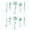 Blue, variant on Christmas Crystal Ornaments Set of 10, Hanging Acrylic Snowflake Icicle Drop Ornaments for Xmas Tree Winter New Year Party Supplies (Blue)