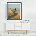 thumbnail image 3 of Mount Tamalpais Road 02 - California Photography Landscape Nature Scenic Minimalist Countryside Black Framed Wall Art Print 18 x 24 inches, 3 of 4
