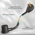 thumbnail image 4 of Adaptador de enchufe para secadora Straightinc de 3 a 4 clavijas NEMA 14-30P, 4 of 7