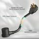 thumbnail image 4 of Adaptador de enchufe para secadora Straightinc de 3 a 4 clavijas NEMA 14-30P, 4 of 7
