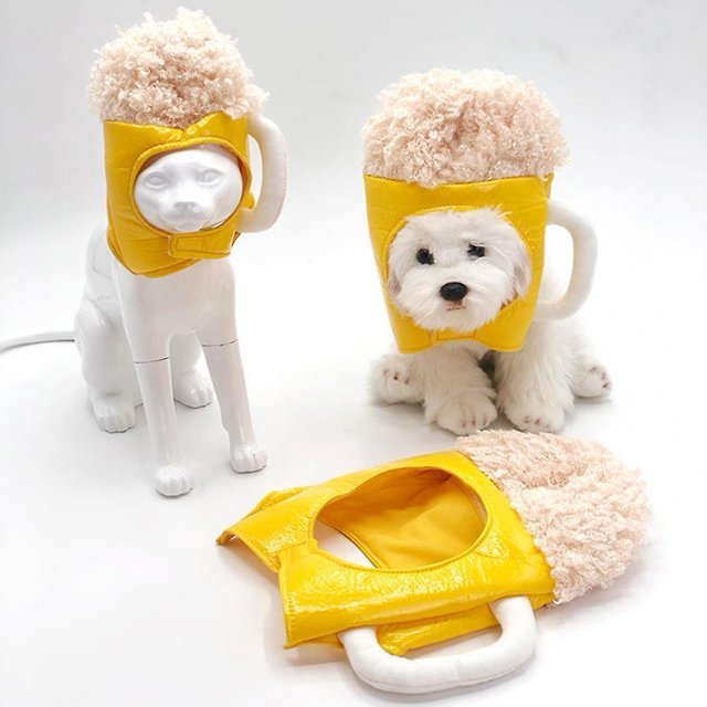 Sombrero para mascotas, sombrero para perros, tocado para mascotas, modelo creativo de cerveza, sombrero para cachorros, sombrero para perros, sombreros divertidos para cachorros, suministro