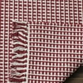 thumbnail image 6 of SAFAVIEH Montauk Patton Geometric Cotton Runner Rug, Ivory/Red, 2'3" x 6', 6 of 7