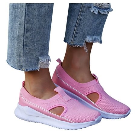 

Quealent Sneakers For Women Womens High Top Canvas Sneakers Classic Canvas Shoes Casual Shoes for Walking Pink 8.5