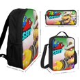 thumbnail image 2 of Pixel Plumber Adventure Game Backpack Study Sensei System Disciplined Bookbag with Zen Lunch Organizer, 2 of 5