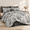 Black-King, variant on King Sizeforter Set 8 Pieces Flblack Bed In A Bag