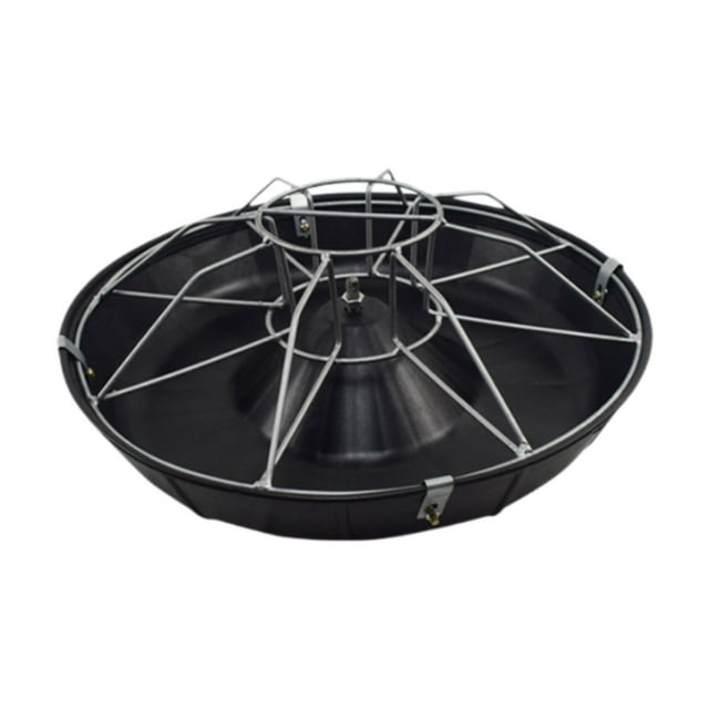 jinwen Pig Feeding Trough Basin Container Pig Waterer for Livestock Cattle Poultrys Double layers 8 hole