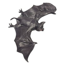 MOQIN Halloween Hanging Bats, Rubber Bats,Realistic Looking Spooky Bats,Flying Bats Halloween Decoration,Halloween Decorations Rubber Vampire Bats Wall Decor for Haunted House Party,1 Pack