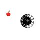 thumbnail image 5 of Estatua,Escultura de fruta artificial,estatua y artesanía,Reloj de pared grande,Reloj de pared acrílico silencioso moderno,Reloj de pared grande para oficina,silencioso,fácil de leer y, 5 of 8