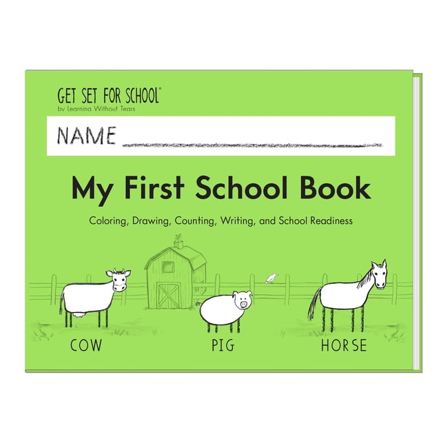 Cuaderno de actividades de escritura a mano My First School Book