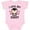 AD-Pink, variant on I Love My Daddy with Cute Penguin and Hearts Girls Baby Bodysuit