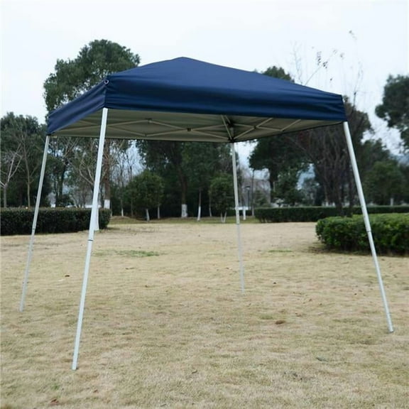 8 x 8 ft. Outdoor EZ Pop Up Tent Gazebo with Carry Bag - Blue