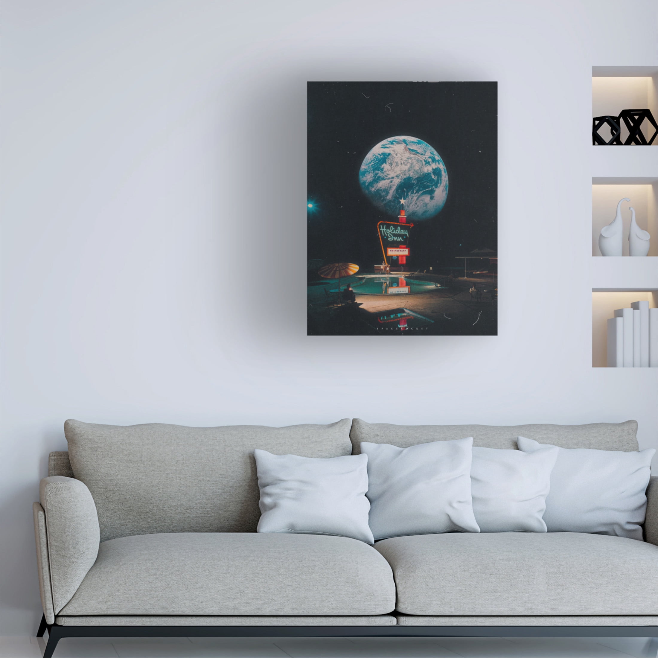 Trademark Fine Art spacerocket art 449 Canvas Wall Art