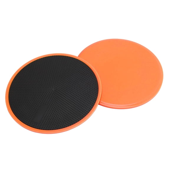 Exercise Sliders, 1 Pair Double Sided Round Compact Fitness Discs for Carpet for Women Black,Orange,Pink