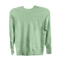 thumbnail image 4 of Women's Turtleneck Sweater Solid Basic Casual Long Sleeve Knit Pullover Sweaters Fall Winter Oversize Jumper Top 2025, 4 of 4
