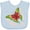 AE-Light Blue, variant on Inktastic Watermelon Butterfly Boys or Girls Baby Bib