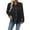 Black, variant on Women Business Casual Shirts Lightweight Breathable Button down Blouses with Front Flap Pockets Loose Fit Long Sleeve Lapel Work Tops(Light Blue,Small)