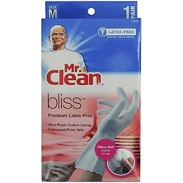 Mr. Clean LatexFree Gloves Bliss Medium 3 Pairs