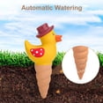 thumbnail image 2 of Celectigo Terracotta Self-Watering Stakes – Automatic Plant Waterers for Potted & Hanging Plants, Easy Refill, 110ml Capacity, Ideal for Indoor & Outdoor Gardens, 4-Pack (Cute Duck), 2 of 6