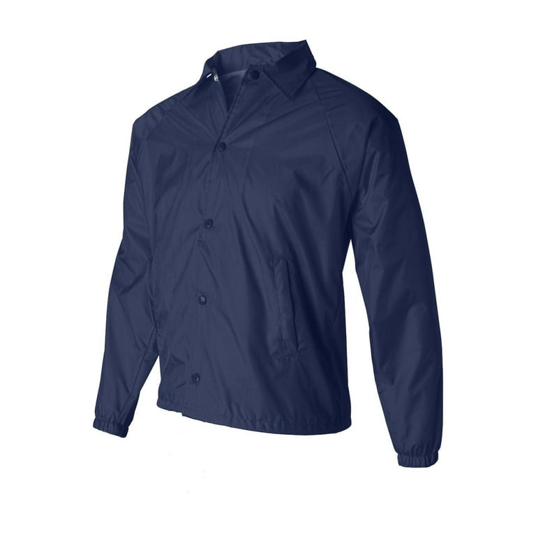 NYLON COACH'S JACKET/LINED NAVY 3XL - Walmart.com