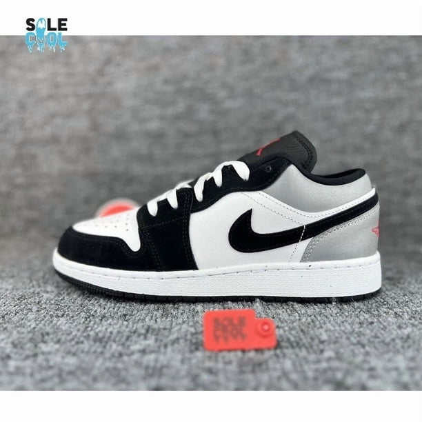 Ni - ke Ni - ke Air Jordan 1 Low GS AJ1 Panda Toe Kids Casual Shoes HF3188-106