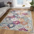 thumbnail image 3 of eRug Outlet Collection Savannah Tapis Moderne Abstrait (4x6 Pieds) - 3 Pieds9 Pouces x 5 Pieds6 Pouces, Rouille, 3 of 6