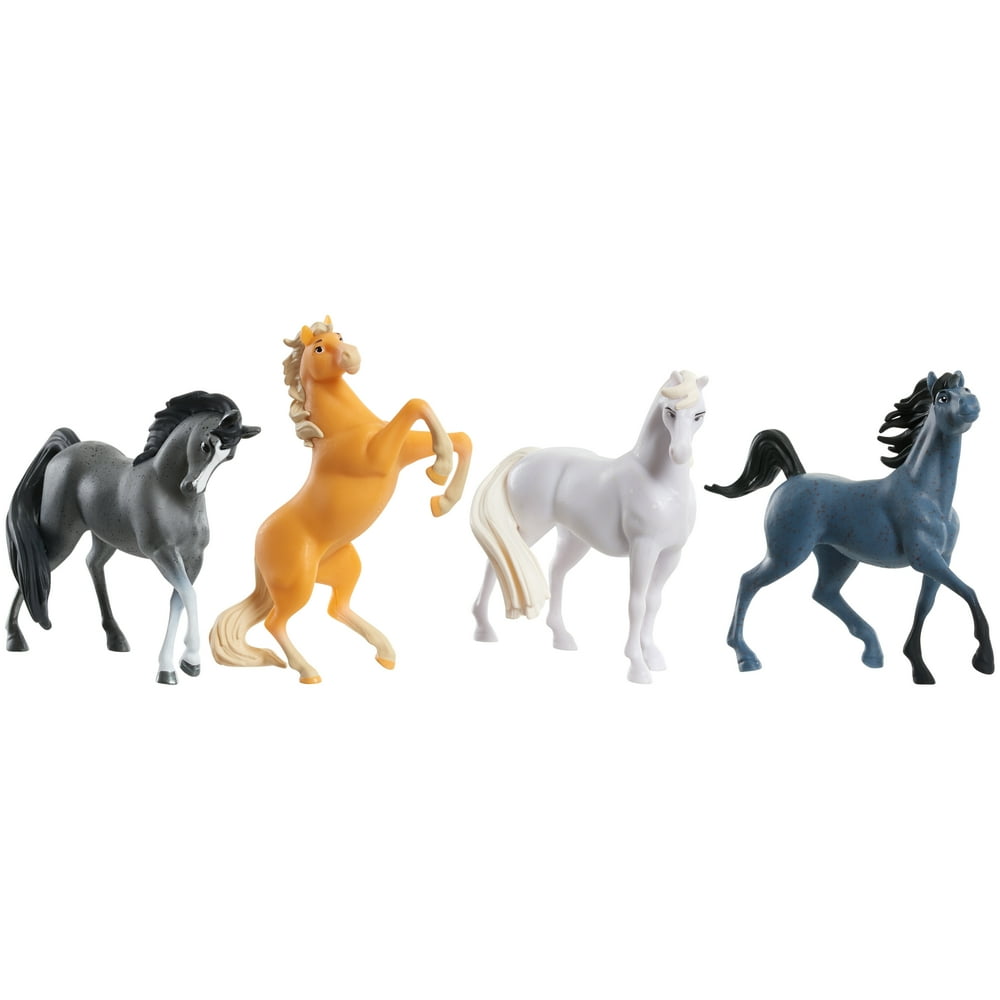 DreamWorks Spirit Riding Free Collectible Horse 4Pack