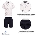 thumbnail image 5 of Ben Sherman Clothes Boys’ 2-Piece Tech Polo Short Outfit Set – Includes Short Sleeve Polo Shirt & Shorts, Comfortable Everyday Clothing for Baby, Toddler, Little & Big Boys Sizes (12M-14), 5 of 9
