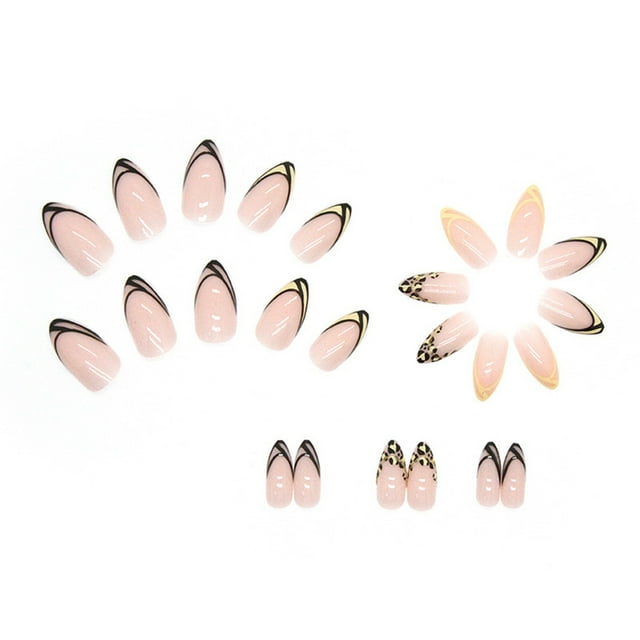 100 uds./ Gel blando transparente para uñas de bailarina, tallas S/M/L, uñas postizas almendradas, 30 ml