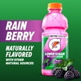 thumbnail image 5 of Gatorade Lower Sugar, No Artificials Rain Berry Flavored Electrolyte Sports Drink, 20 fl oz Bottle, (6 Pack), 75% Less Sugar, Hydration, 5 of 6