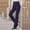Navy A, variant on SDNall Womens Flare Solid Suit Pants Leisure Trousers Bell-bottoms Solid Color Pants