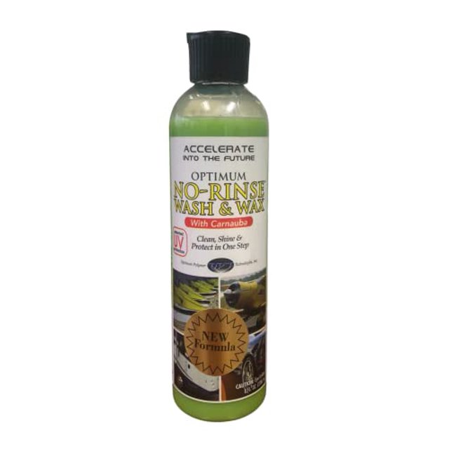 Optimum No Rinse Wash and Wax 8 oz., Rinseless Car Wash and Wax in One System, ONR Formulated