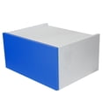 thumbnail image 2 of Mesa Mueble Flotante Buro Moderno con Ensamblado y Estilo Color Azul, 2 of 7