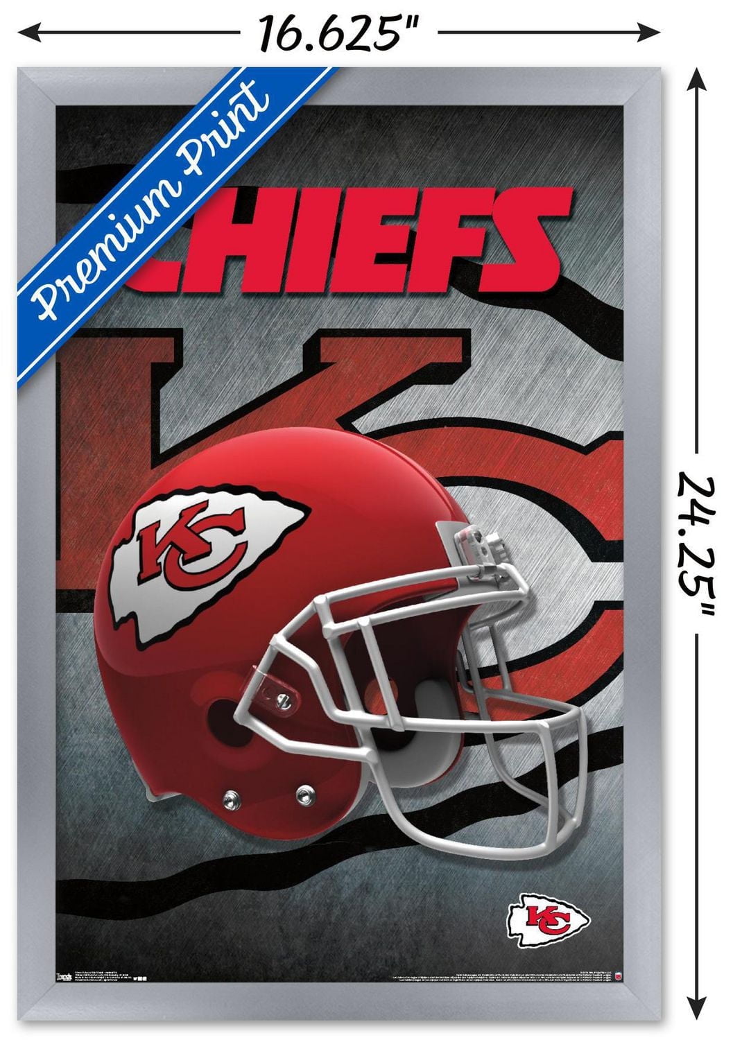 NFL Kansas City Chiefs - Helmet 16 Wall Poster