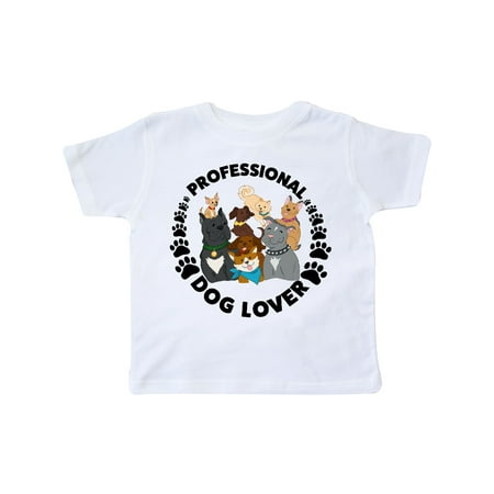 

Inktastic Professional Dog Lover with Cute Dog Family Gift Toddler Boy or Toddler Girl T-Shirt