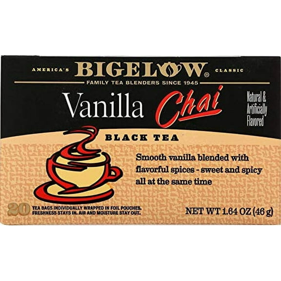 Bigelow Black Tea Vanilla Chai - 20 CT
