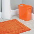 thumbnail image 2 of mDesign Non-Slip Microfiber Bathroom Rug, 21" x 34" - Orange, 2 of 8