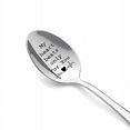 thumbnail image 5 of 6 uds te amo más cuchara, te amo más cuchara grabada, cuchara de café expreso de acero inoxidable, té, café, postre y cuchara de sopa, 5 of 5
